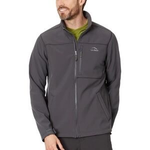L.L.Bean Men’s Soft Shell Jacket – Dark Gray – XL Regular – Lightweight